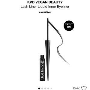 NEW Kat Von D Lash Liner Trooper Black